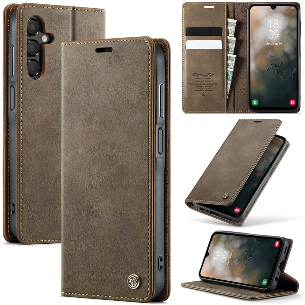 Caseme Calf Leather Wallet Case For Samsung Galaxy A15 6.5 9180435678164