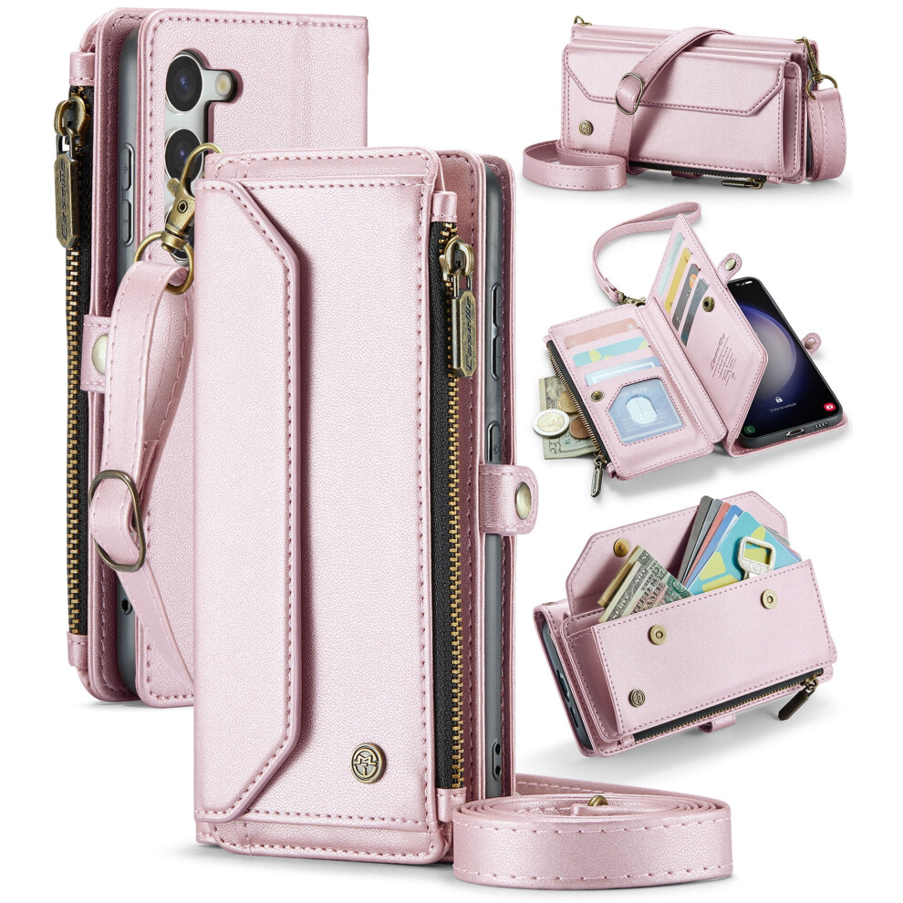 Caseme Leather Wallet Case For Samsung Galaxy S23 Plus With 9087558918996