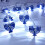 Chanukah Lights White LED Menorah String Lights 9 1