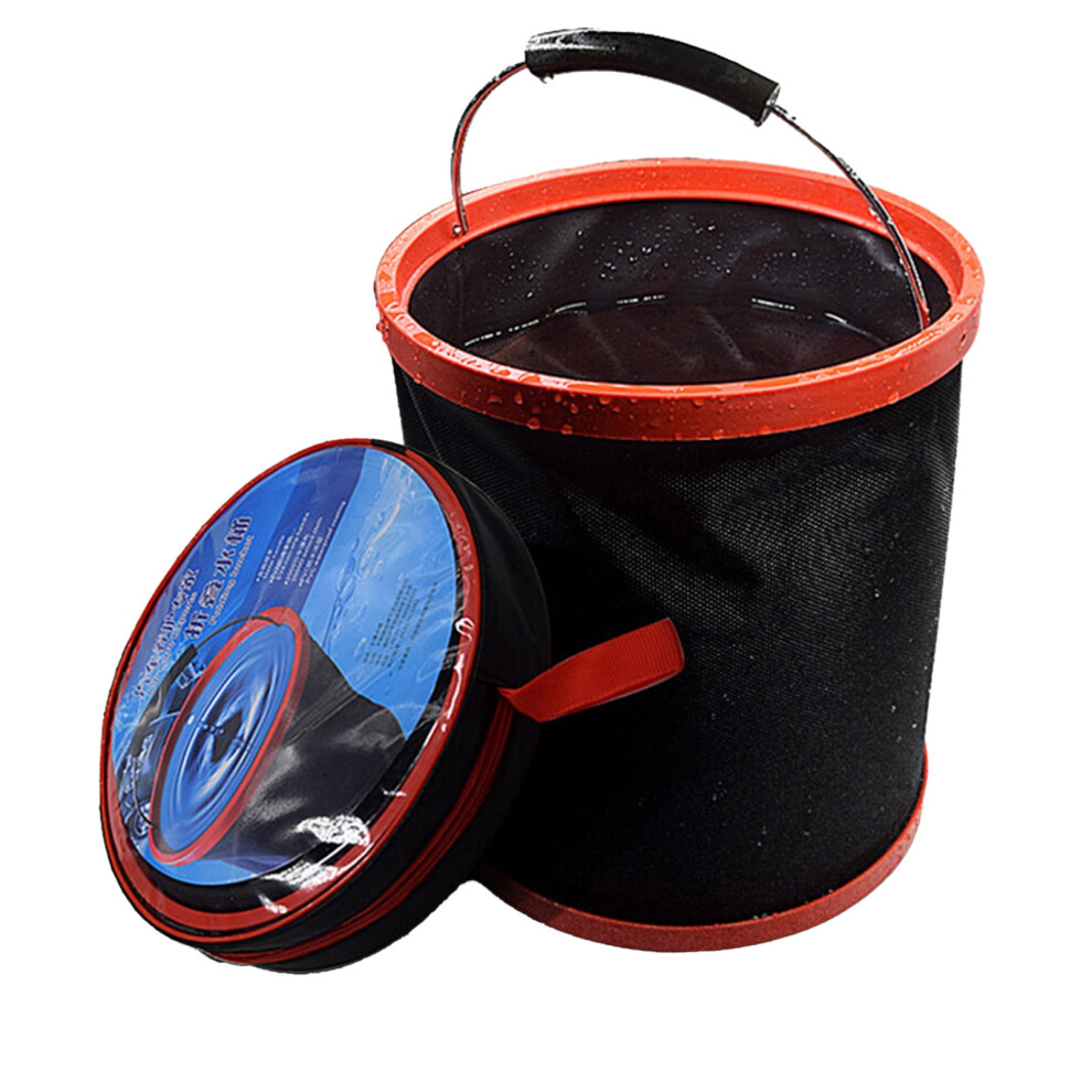 Car Wash Bucket Portable Folding Water Container 2000D Cloth 9180435680174