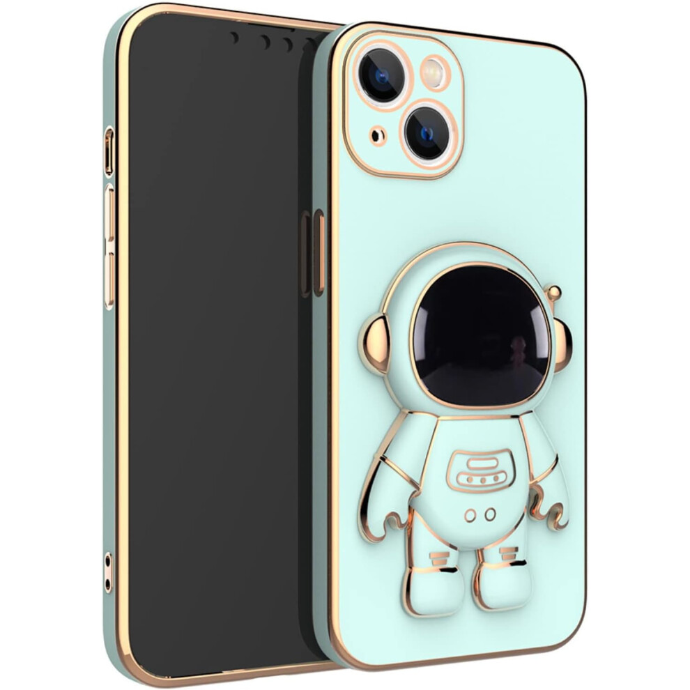Cartoon Astronaut Phone Case With Foldable Stand For Iphone 9087558919931
