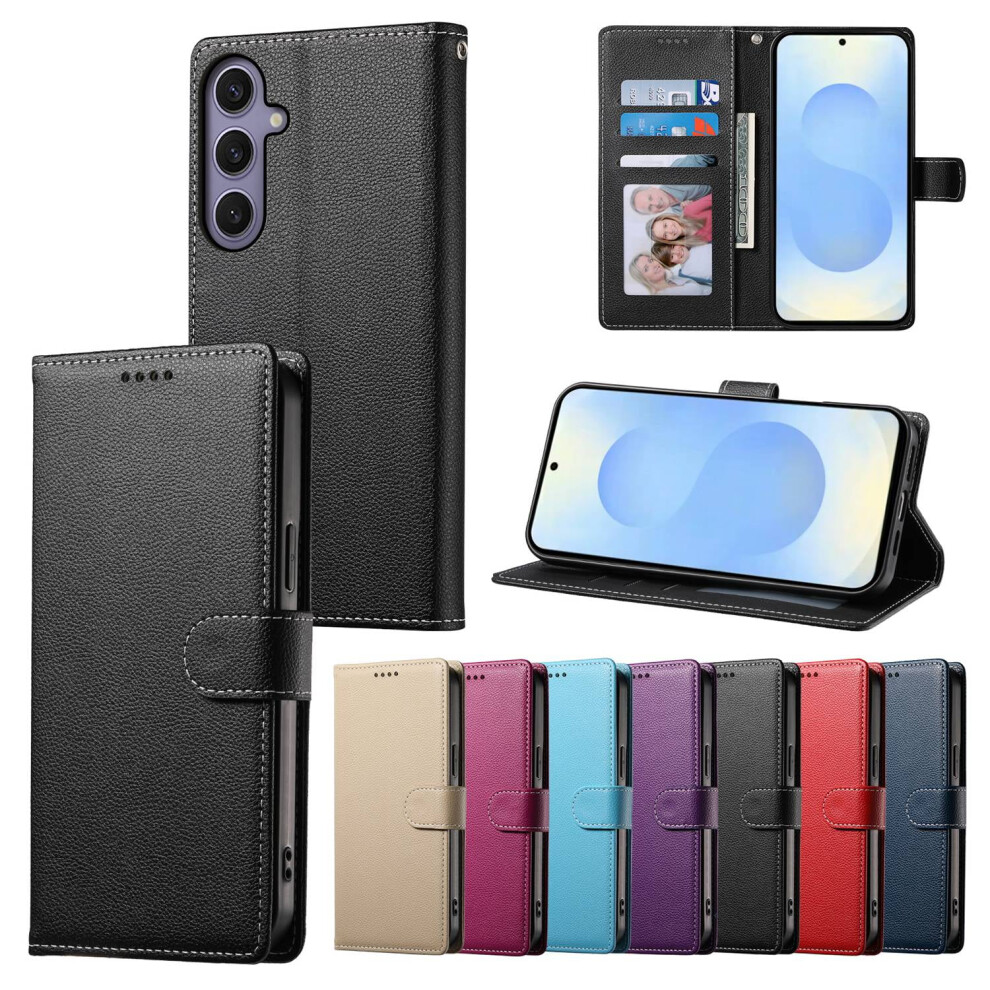 Leather Wallet Phone Case For Samsung Galaxy S25 Ultra Â 9180435682956