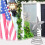 Glitter Patriotic Star Tree Topper Red White Blue 1 Pack 6