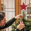 Metal Hollow Tree Topper Star Spring Base 1pc 4