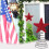 Metal Hollow Tree Topper Star Spring Base 1pc 5