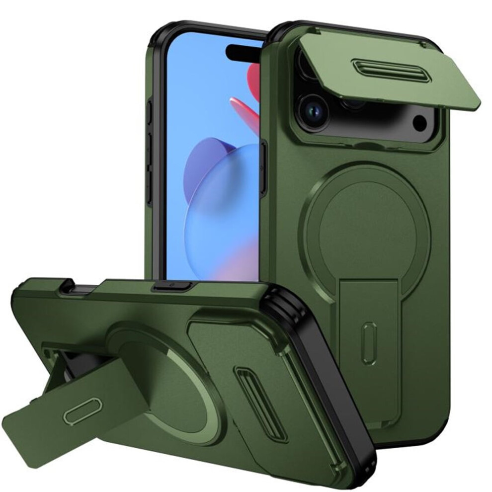 Iphone 17 Pro 6.3 Inch Case Magsafe Shockproof Green 9180435682451
