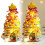Christmas Desk Decor Tree 11 Inch with Gold Star 1