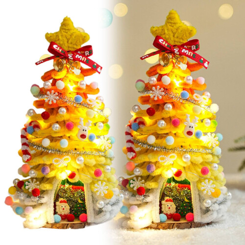 Christmas Desk Decor Tree 11 Inch with Gold Star