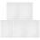 OUNONA printable shrink sheets matte BOPS silver 5 pcs 8