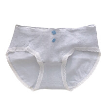 Girls' Cotton Underwear Briefs Light Blue 5-10 Years