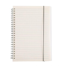 Notebook A4 transparent frosted cover coil 100 pages