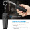 Self-Defense Flashlight Keychain Outdoor Alarm Black 6