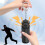 Self-Defense Flashlight Keychain Outdoor Alarm Black 5