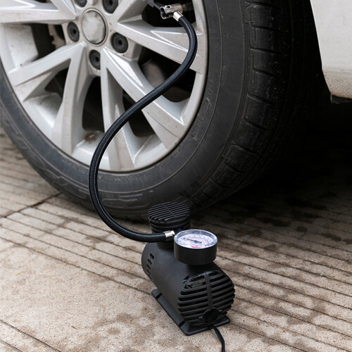 12V Portable Tire Inflator with Mechanical Gauge 1