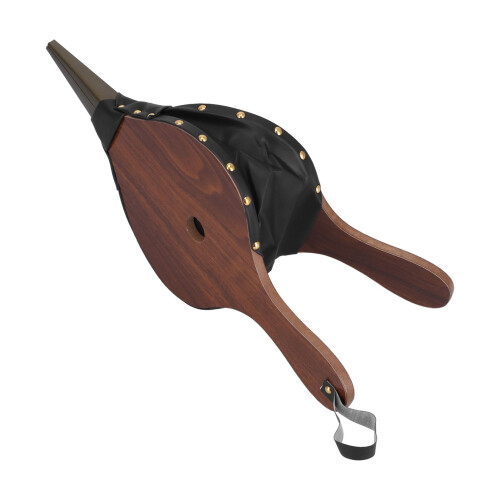 Soufflet manuel pour cheminée en bois, 43 x 19 cm, marron 1