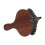 Soufflet manuel pour cheminée en bois, 43 x 19 cm, marron 3