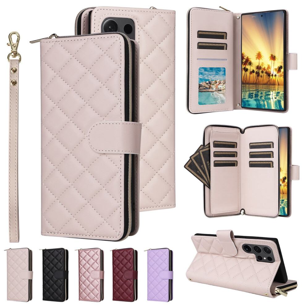 Leather Wallet Phone Case For Samsung Galaxy S25 Ultra With 9085618995123