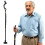 Walking Cane Adjustable Self-Standing Folding 10 Heights 1