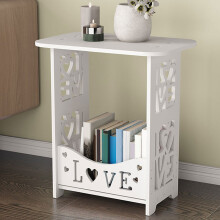 HomeTupukom Side Table Mid-Century Modern White