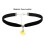 Collana girocollo da donna regolabile in ecopelle e velluto 8