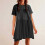 Dames trui met korte mouwen, mini-jurk 8