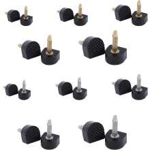High Heel Tips Replacement Caps 20 Pairs U-Shape Black 5
