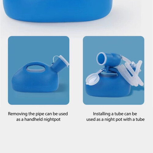 Bedside Urinal for Men 2000ml Thickened Spill-Proof