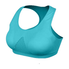 Women's High-Support Seamless Padded Racerback Sports Bra
