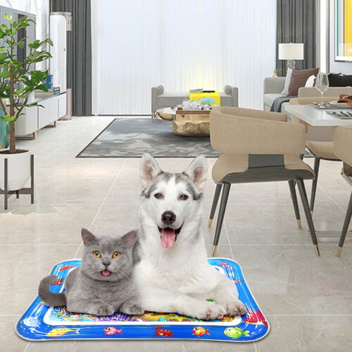 Inflatable Splash Pad for Pets 26x18.5 Inch Non-Slip 2
