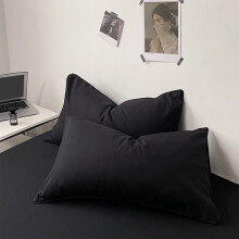 Cotton Pillow Cases Standard Size 18.9 x 29.13 Inch Solid