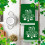 St. Patrick's Day Hand Towel Green Clover Print Polyester 1