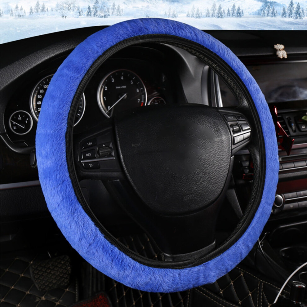 Elastic Stretch Steering Wheel Cover Soft Warm Non-Slip 9180435689634