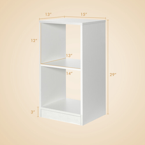 Bookcase Cube Storage Organizer 2 Cubes 2