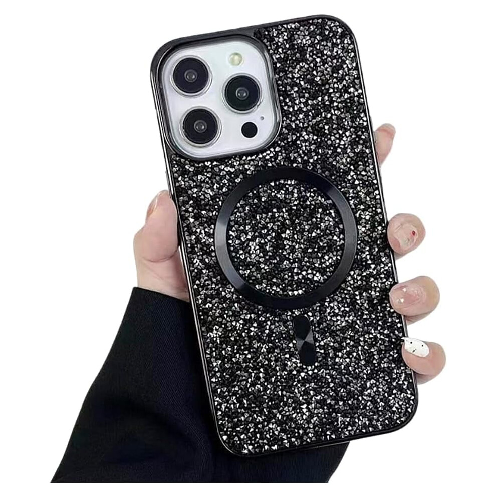Iphone 15 Pro Crystal Diamond Glitter Case Â Magsafe 9558830564731