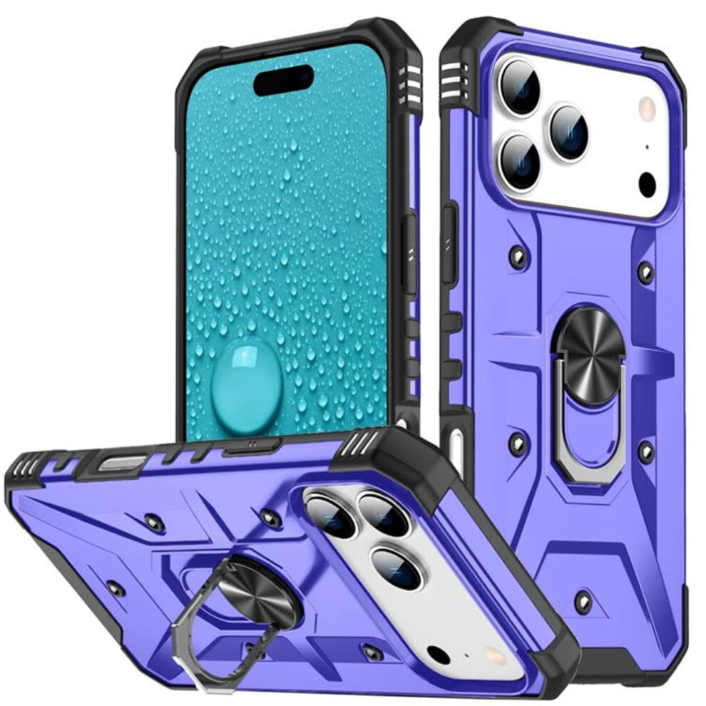 Iphone 17 Pro Magnetic Shockproof Case Purple 9180435684127