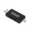Kortleser, skriver, 3-i-1 USB TF MicroSD-adapter 6