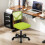 Ergonomic mesh desk chair for small spaces green 3