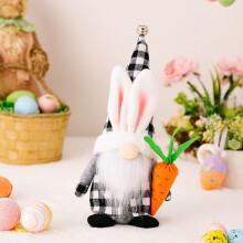 Easter Bunny Doll White Beard Old Man Decoration