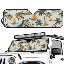 Beach Turtle Windshield Sun Shade for Jeep Wrangler JL