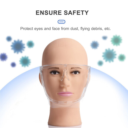 Face Shield Full Face Reusable Transparent Protection 2