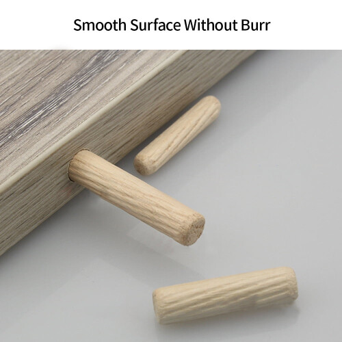 Wooden Dowels8mm x40mm Fluted100pcs 2