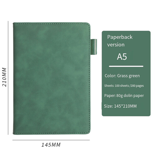 A5 Notizbuch, leer, Hardcover, 200 oder 360 Seiten 2
