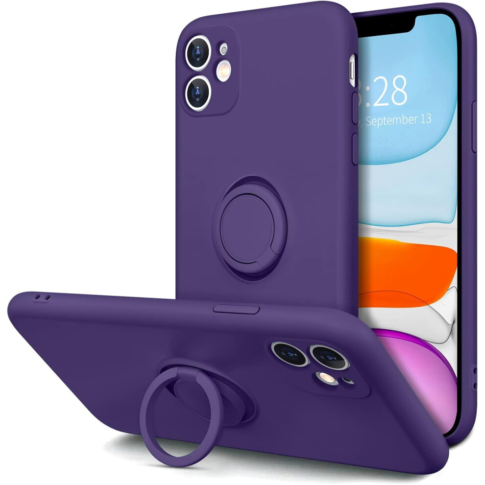 Iphone 11 Case With Rotatable Ring Holder And Magnetic 9558830588256