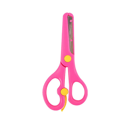 Scissors with Blunt Tip and Cap for Home and Crafting Use