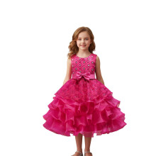 Girls Sparkling Sequin Party Dress Hot Pink Ages 3-15