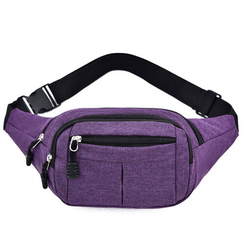 Sac banane unisexe avec 4 poches zippées 2