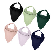 Hair Scarf Headband Non-Slip Navy Blue Black Green 6 Pcs