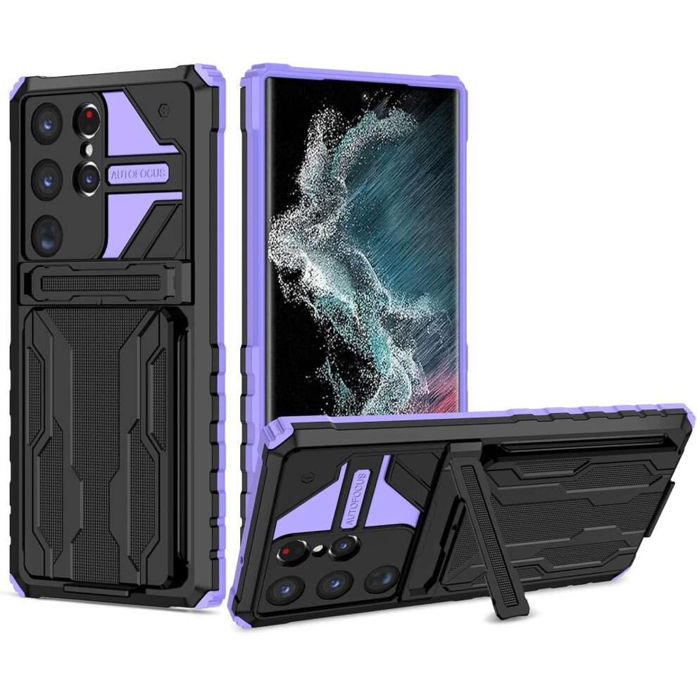 Galaxy S24 Ultra Dual-Layer Case Shockproof With Kickstand 9558830574501