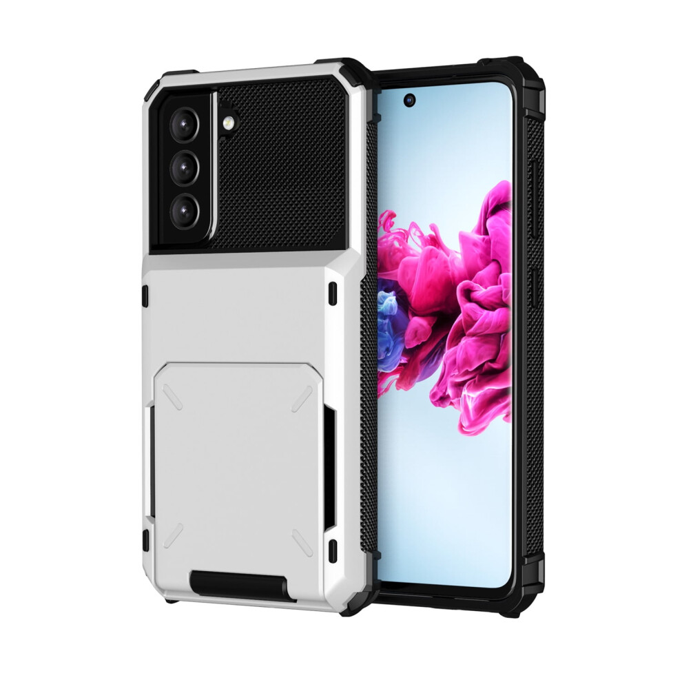 Wallet Case For Samsung Galaxy S23 Â 6.1", 5-Card White 9341593958103