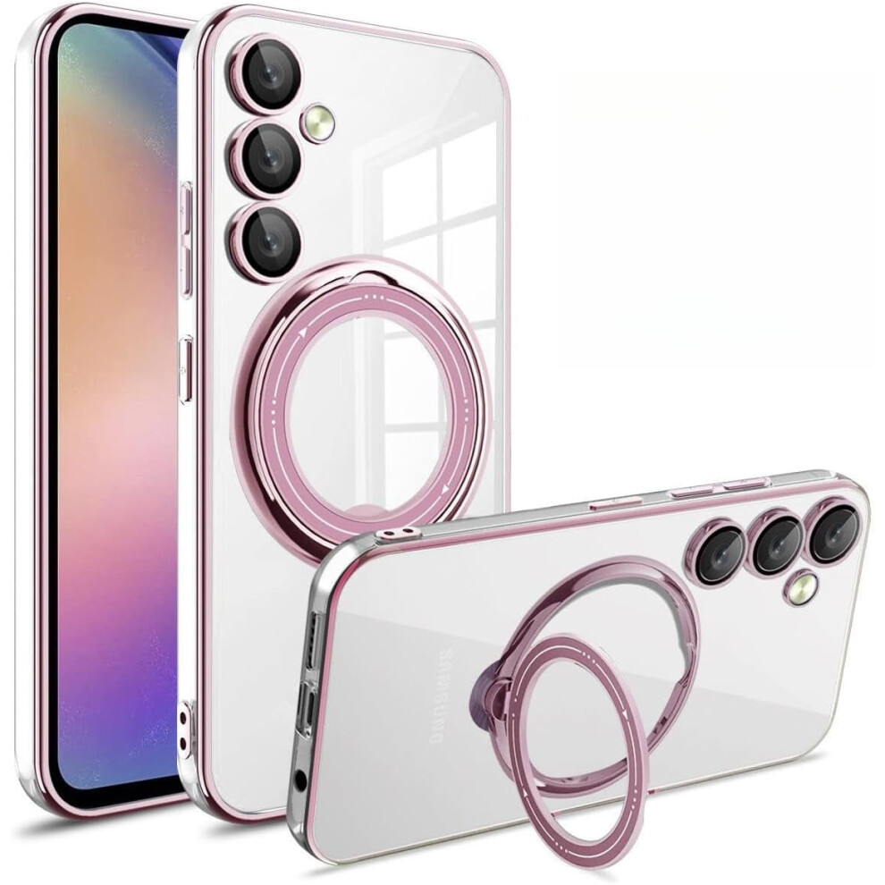 Magnetic Phone Case With Finger Ring For Samsung Galaxy S24 9101399808770